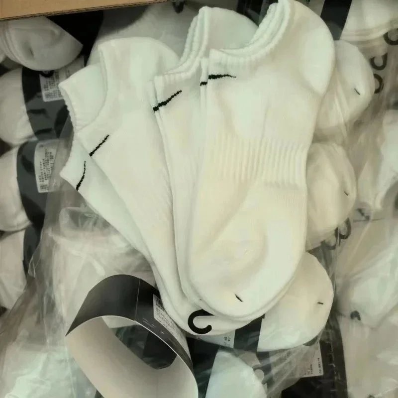 毛巾底船袜白色;