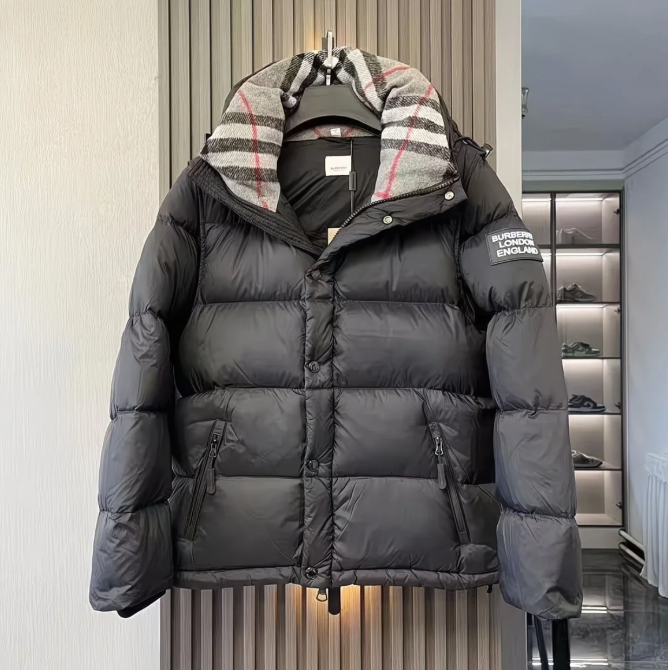 Black down jacket